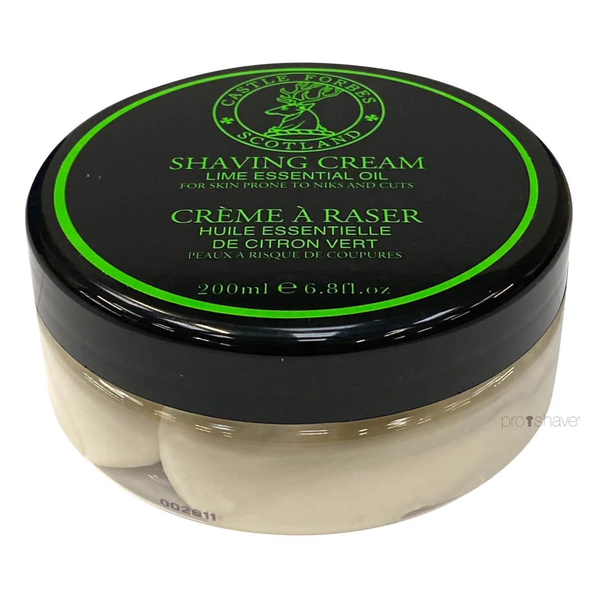 Shaving Cream, Lime Essential Oils, 200 ml.