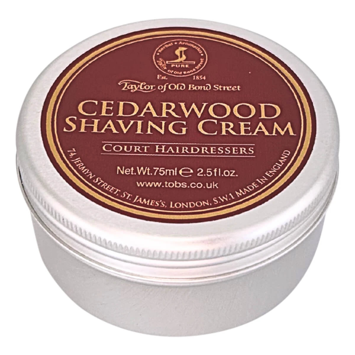 Shaving Cream, Cedarwood, 75 ml.