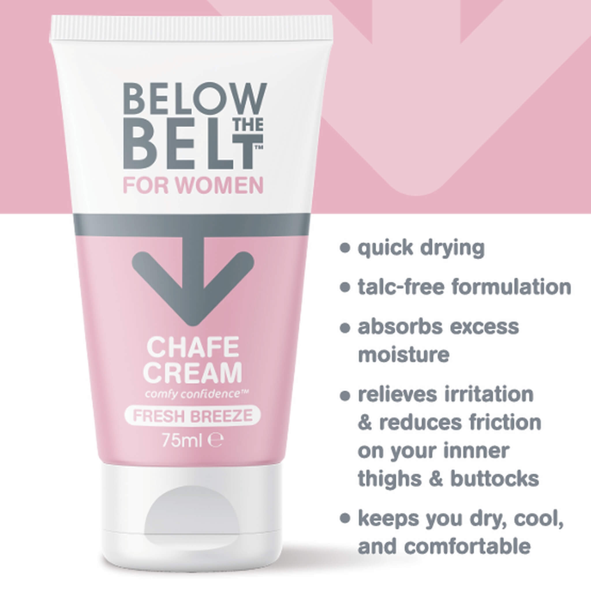 Anti Chaffing Cream - Women, Fresh Breeze, 75 ml.