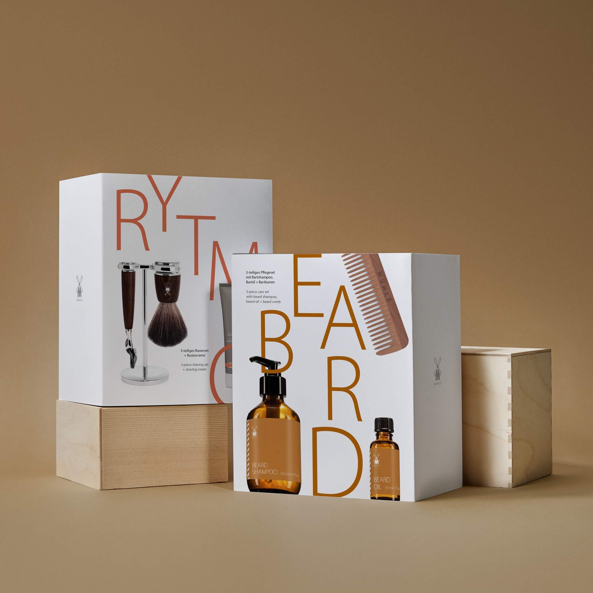 Beard care gift box, 3 pieces