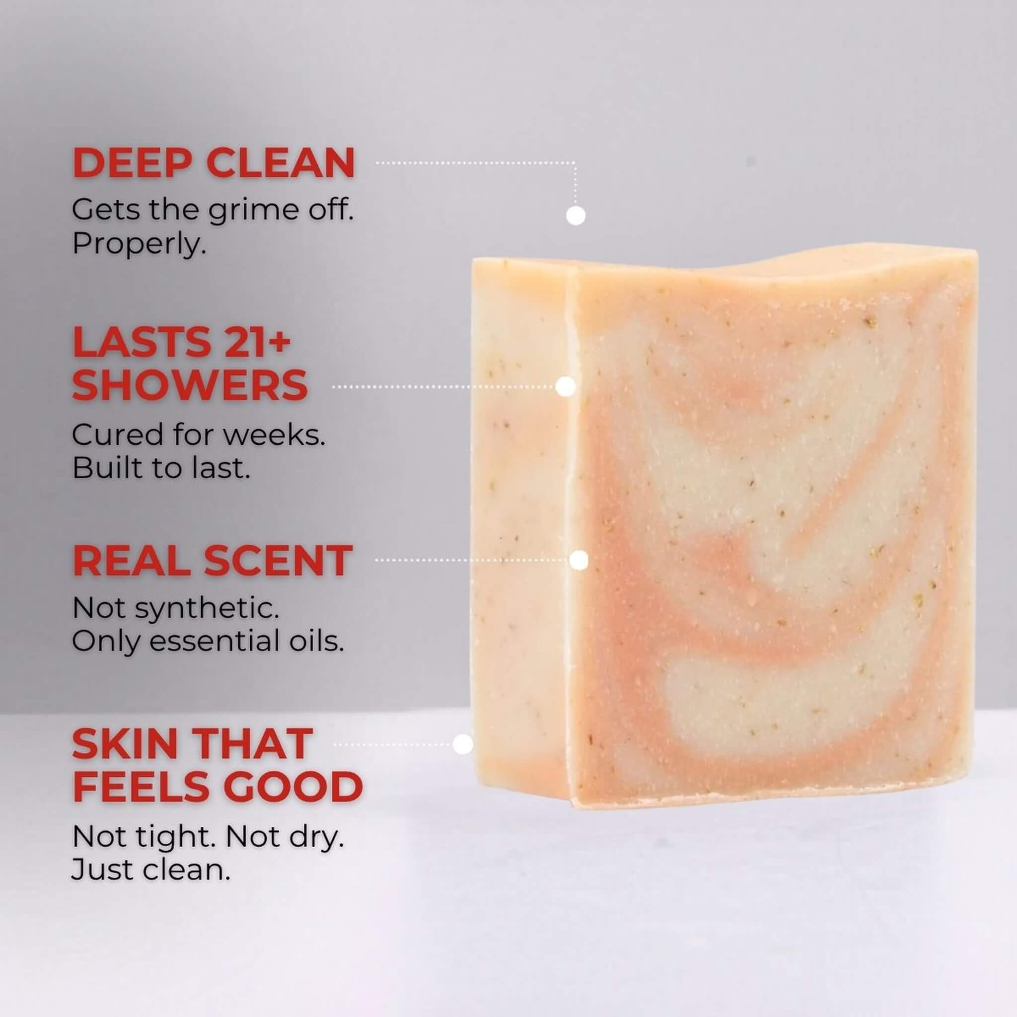 Soap, Citrus Cedarwood Scrub, 135 g.