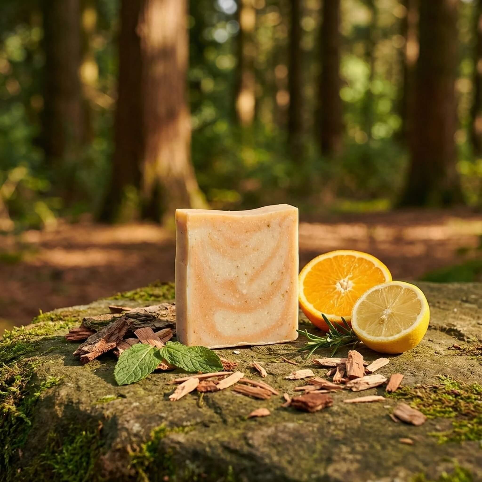 Soap, Citrus Cedarwood Scrub, 135 g.