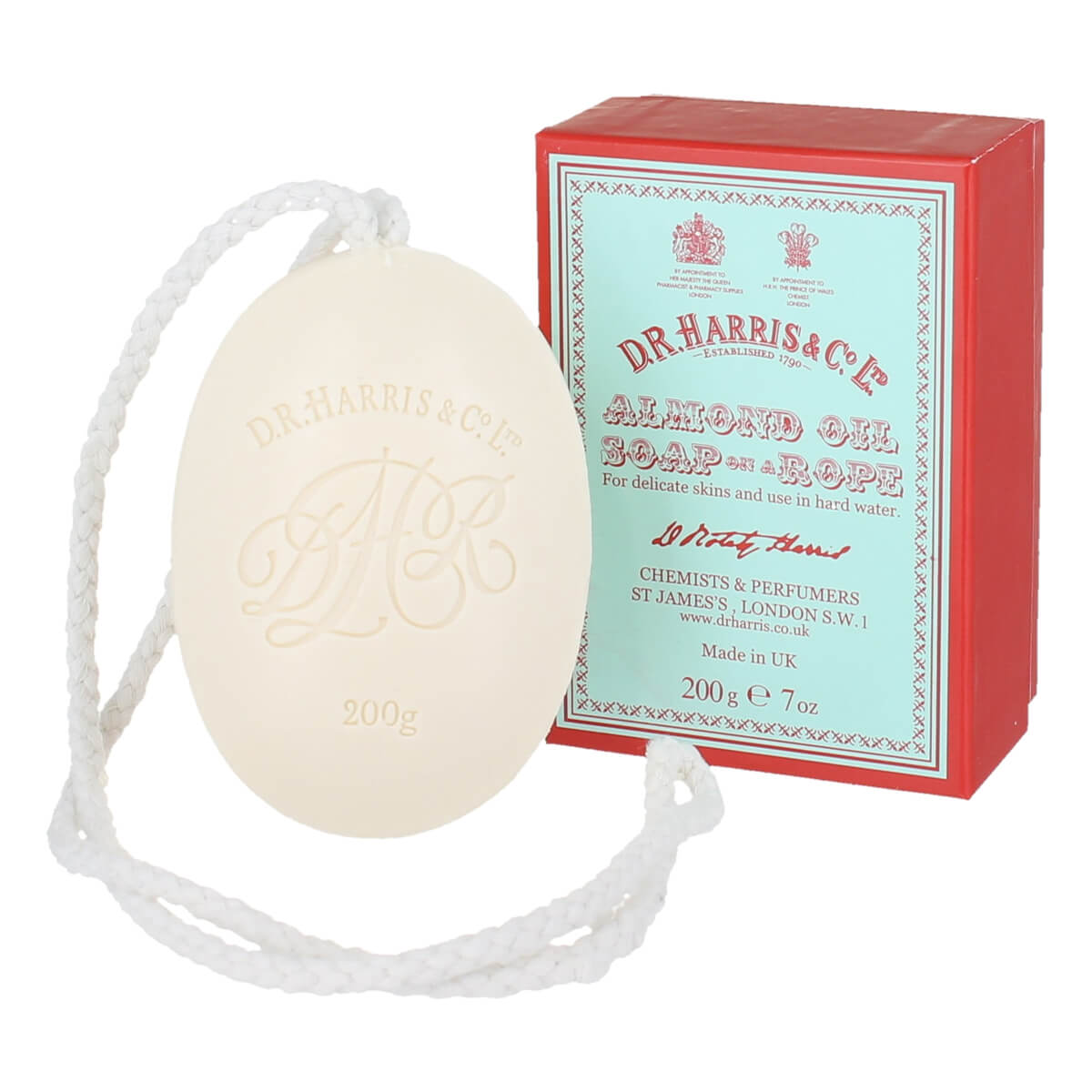 Almond Oil Bath Soap on a string, 200 g.