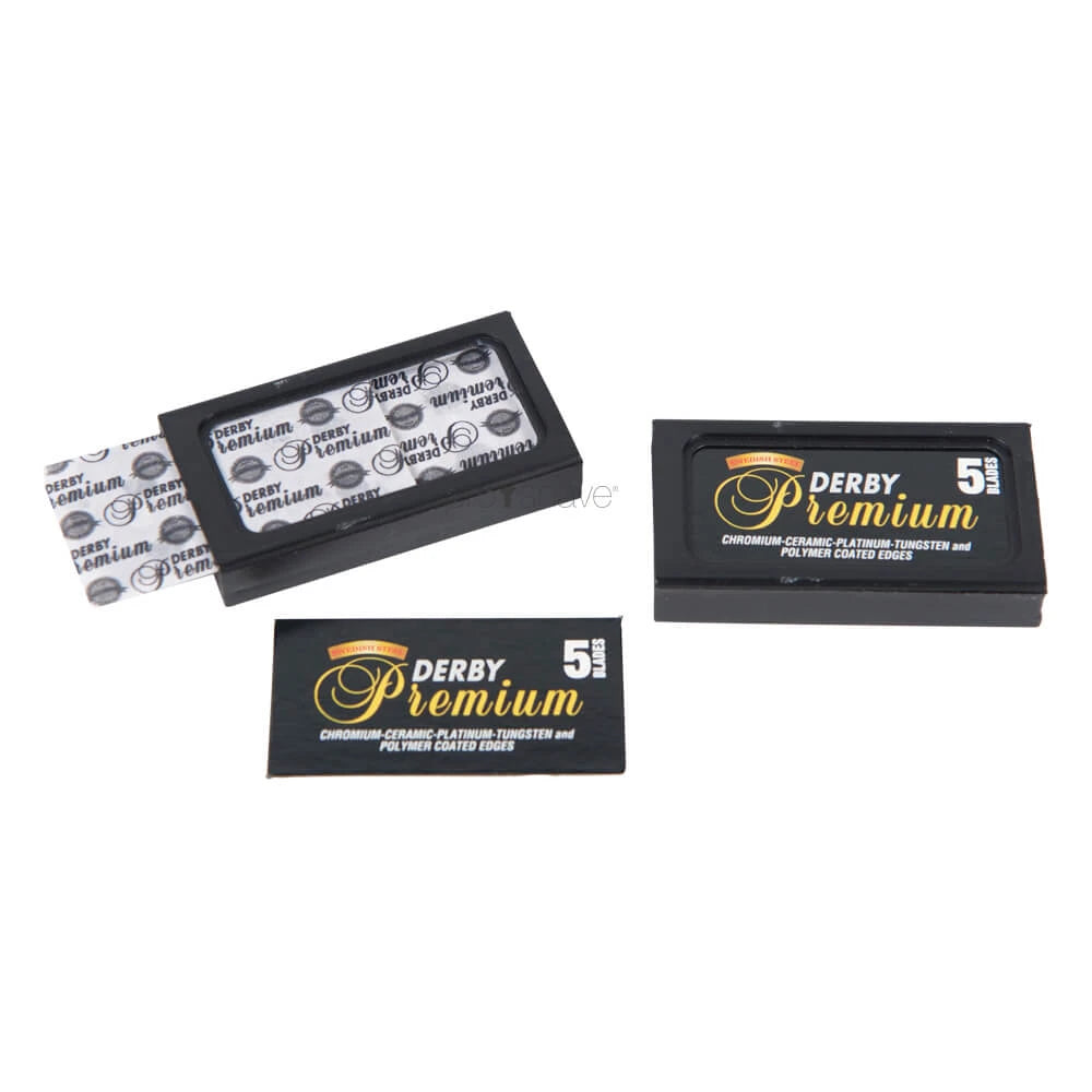 Black Premium DE razor blades, 2x5 pcs (10 pcs)