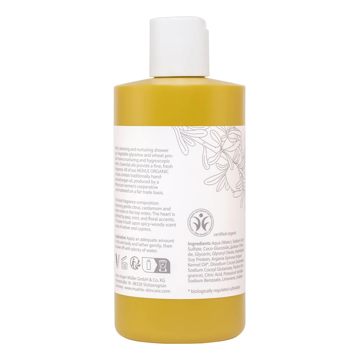 Organic Shower Gel, 300 ml.