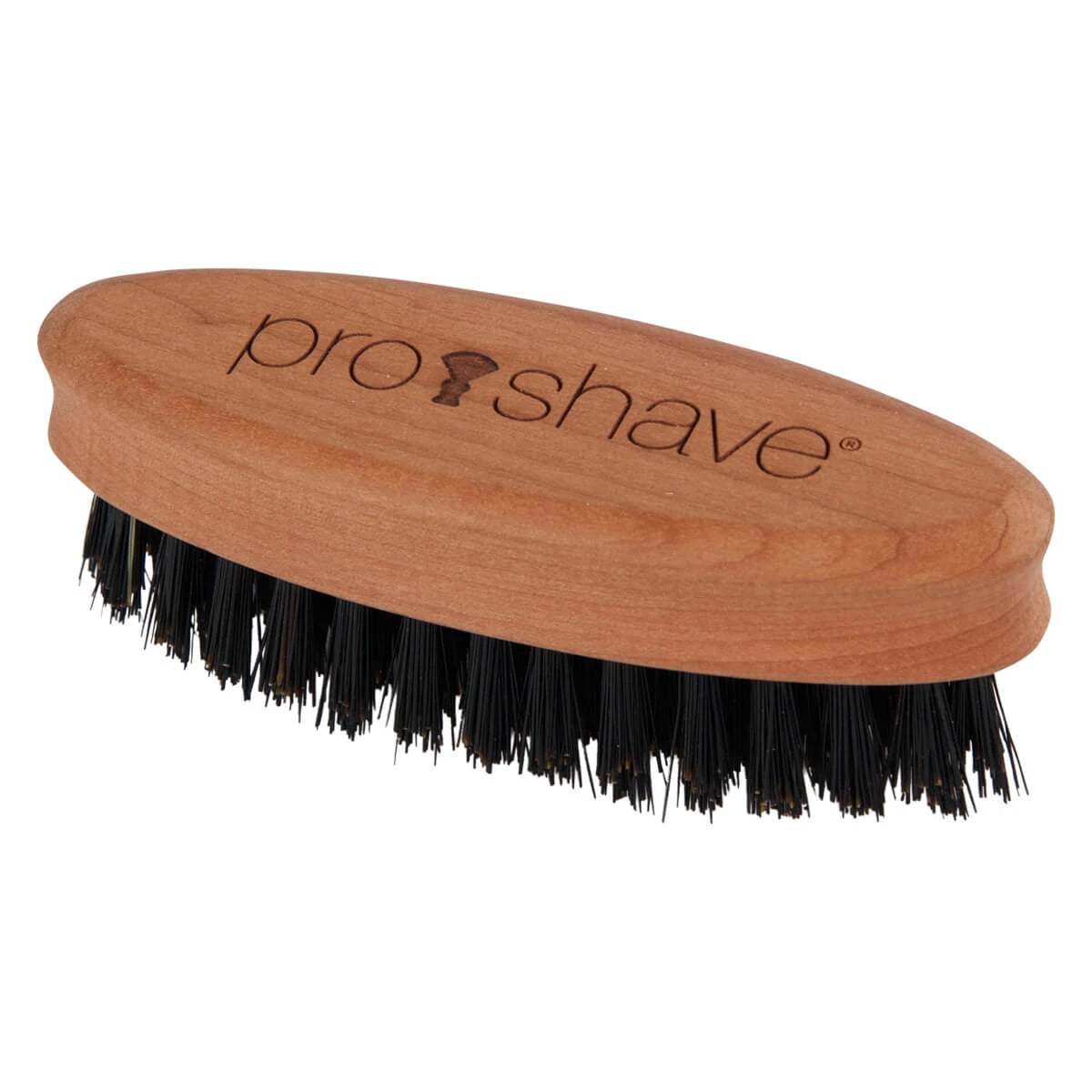 Pear wood beard brush, Black boar