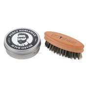 Beard set with Beard Brush (Fiber) and Percy Nobleman Beard Balm