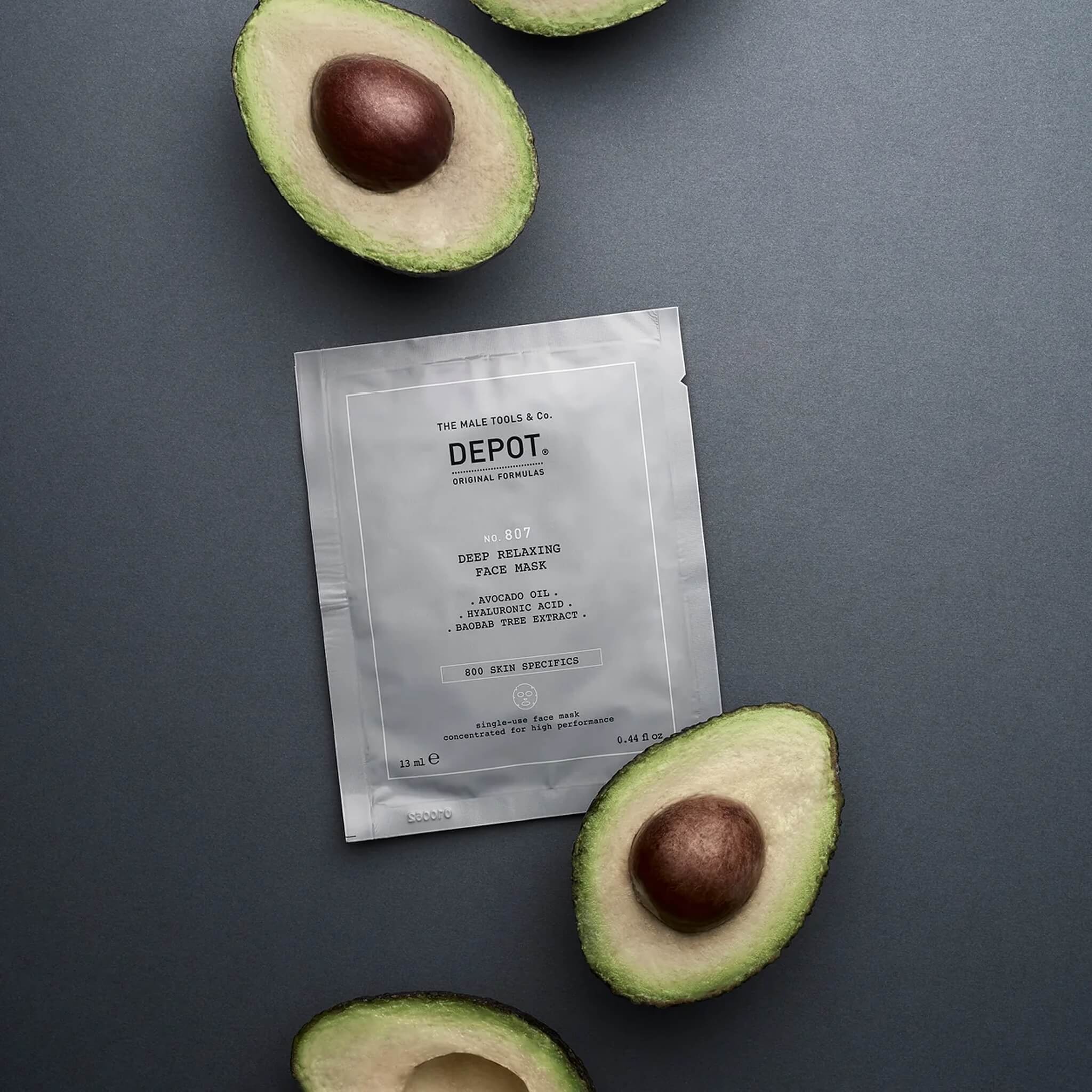 Deep Relaxing Face Mask, No. 807, 1 piece.