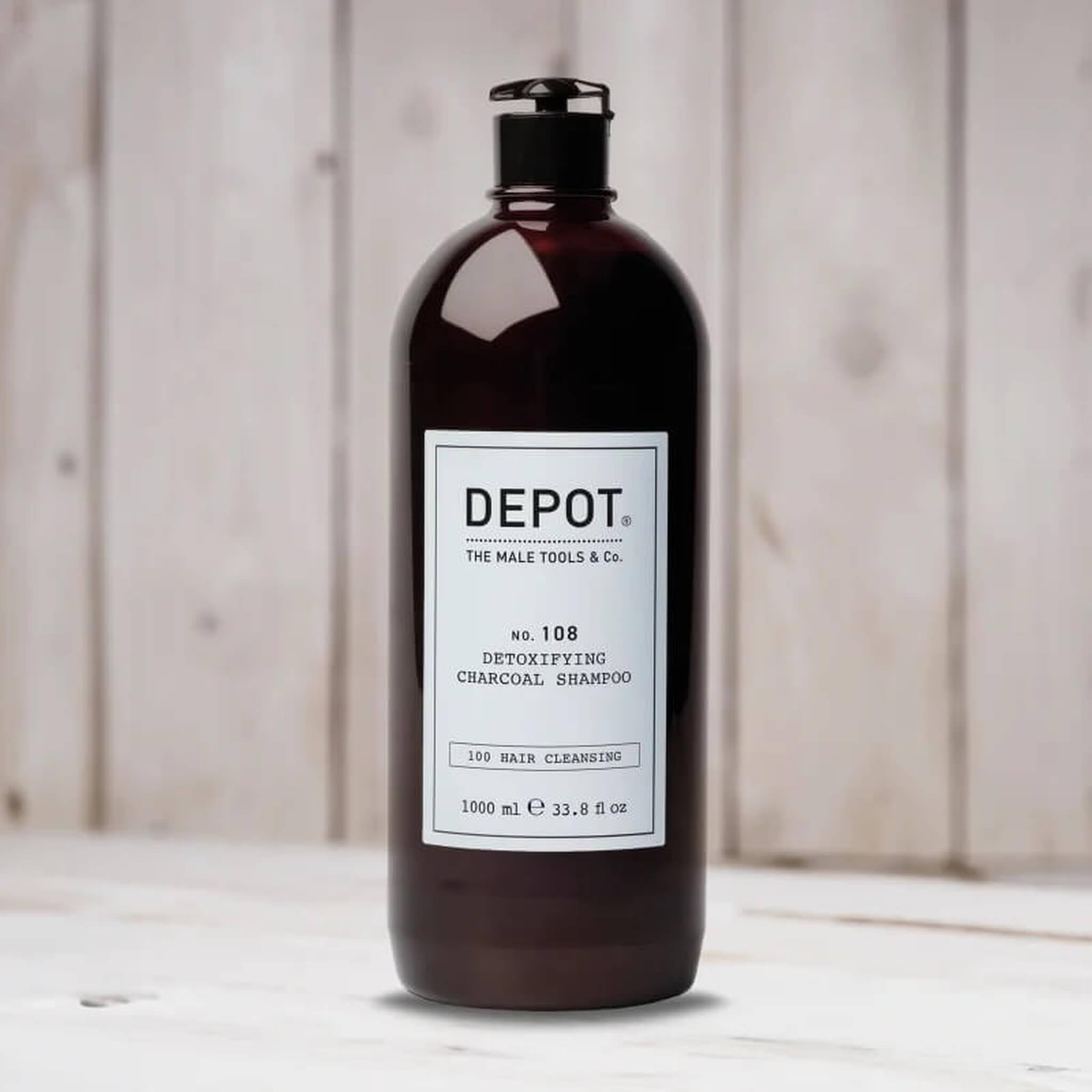 Detoxifying Charcoal Shampoo, No. 108, 1000 ml.