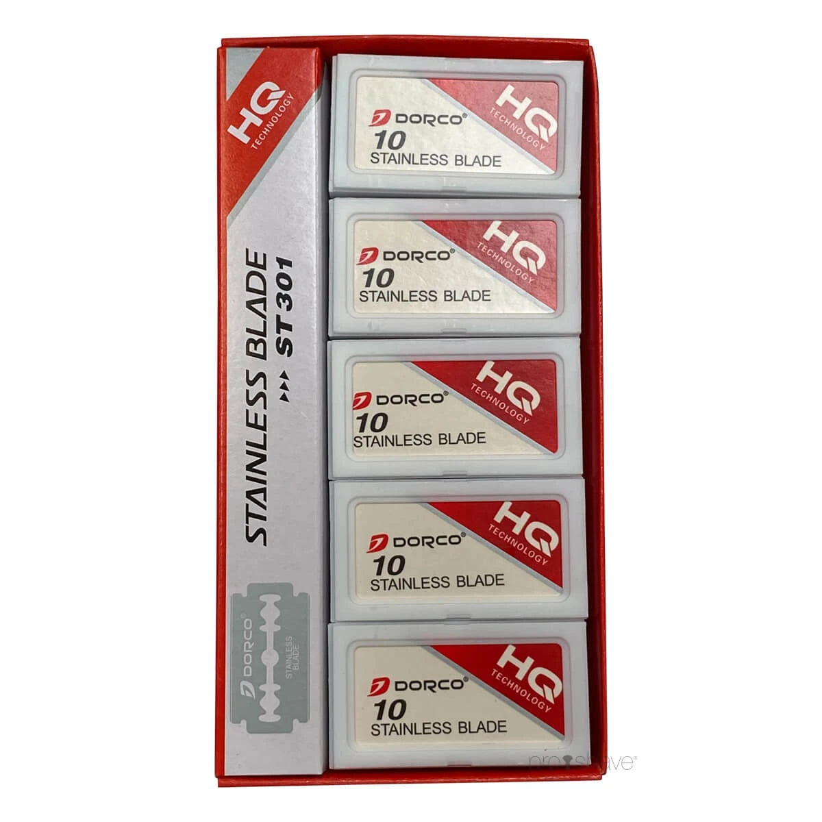 ST-301 DE-Barber blades, 1 bar, 10x10 pcs (100 pcs)