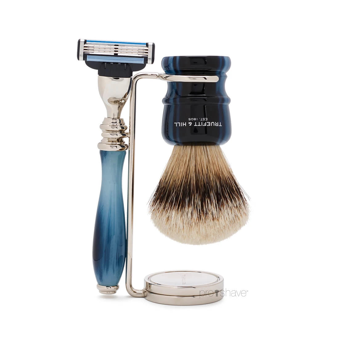 Holder for shaving brush and Shaver