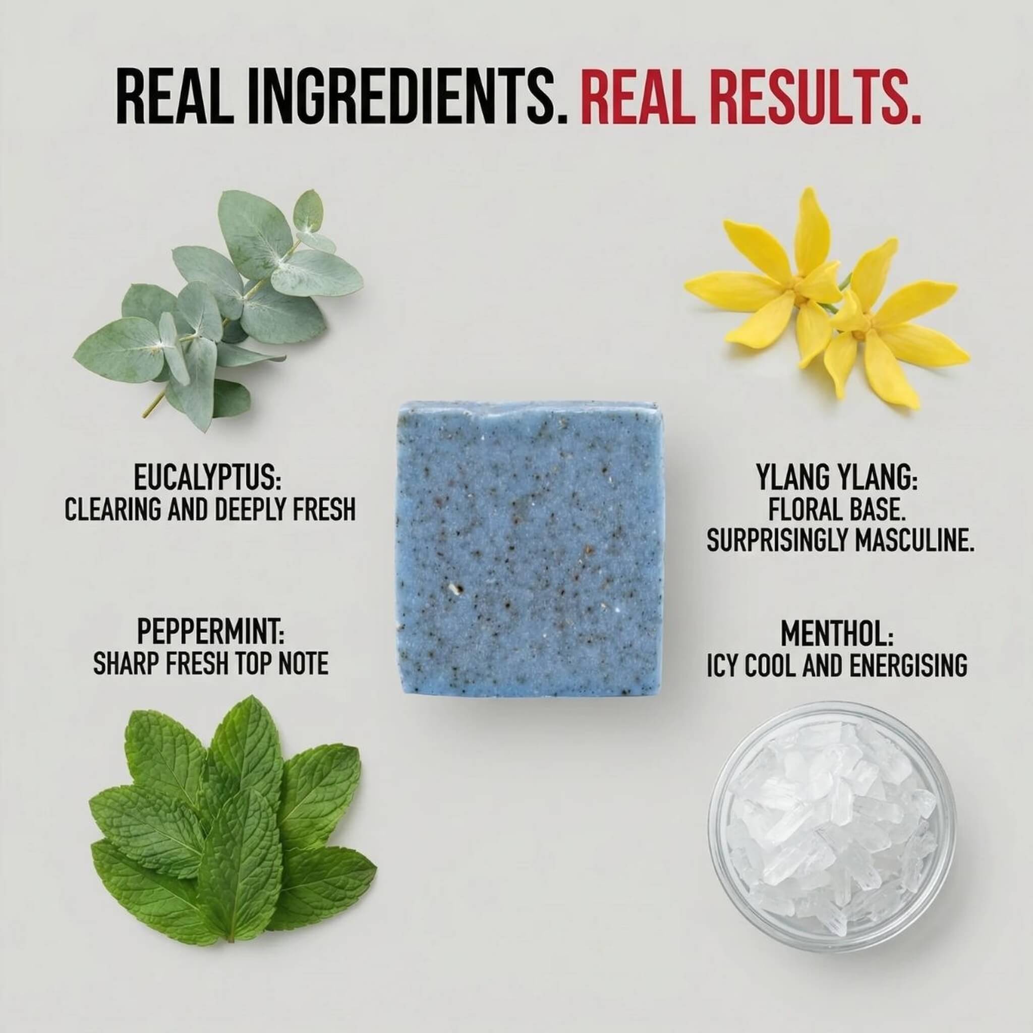 Soap, Eucalyptus on Ice, 135 g.