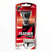 F3, Razor and 2 blades (3 cutting edges)
