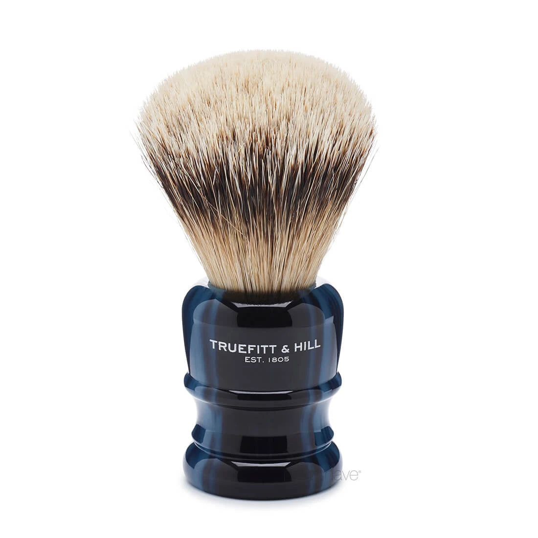 Shaving brush, Wellington, Super Badger, Faux Blue Opal
