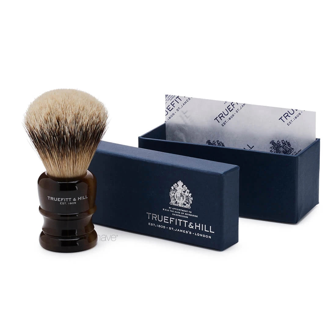 Shaving brush, Wellington, Super Badger, Faux Horn