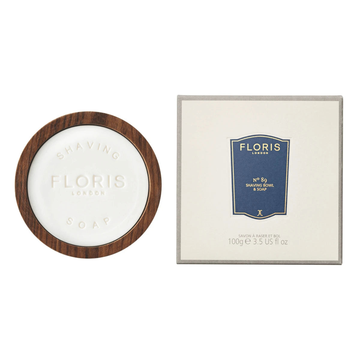 No.89, Shaving soap in wooden bowl, 100 gr.