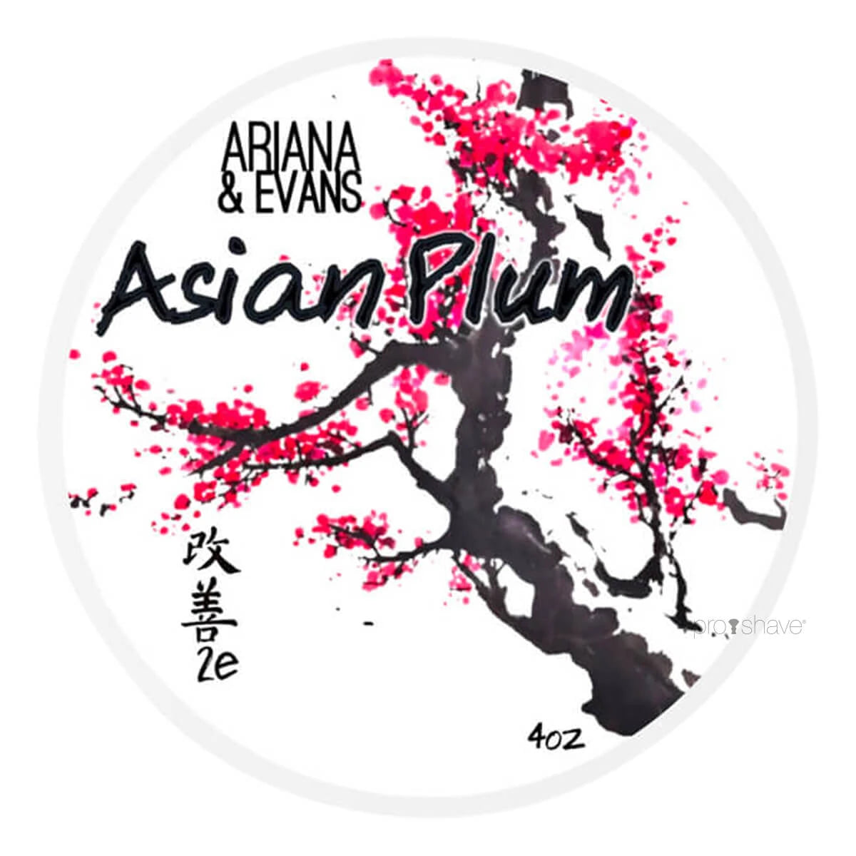 Shaving soap, Asian Plum, 118 ml.