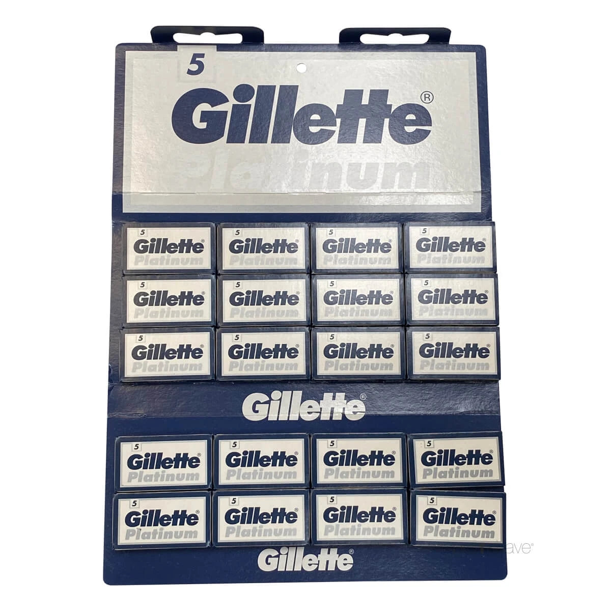 Gp Razor Razor blades for DE razor 100 pcs. from Gillette Platinum – Proshave