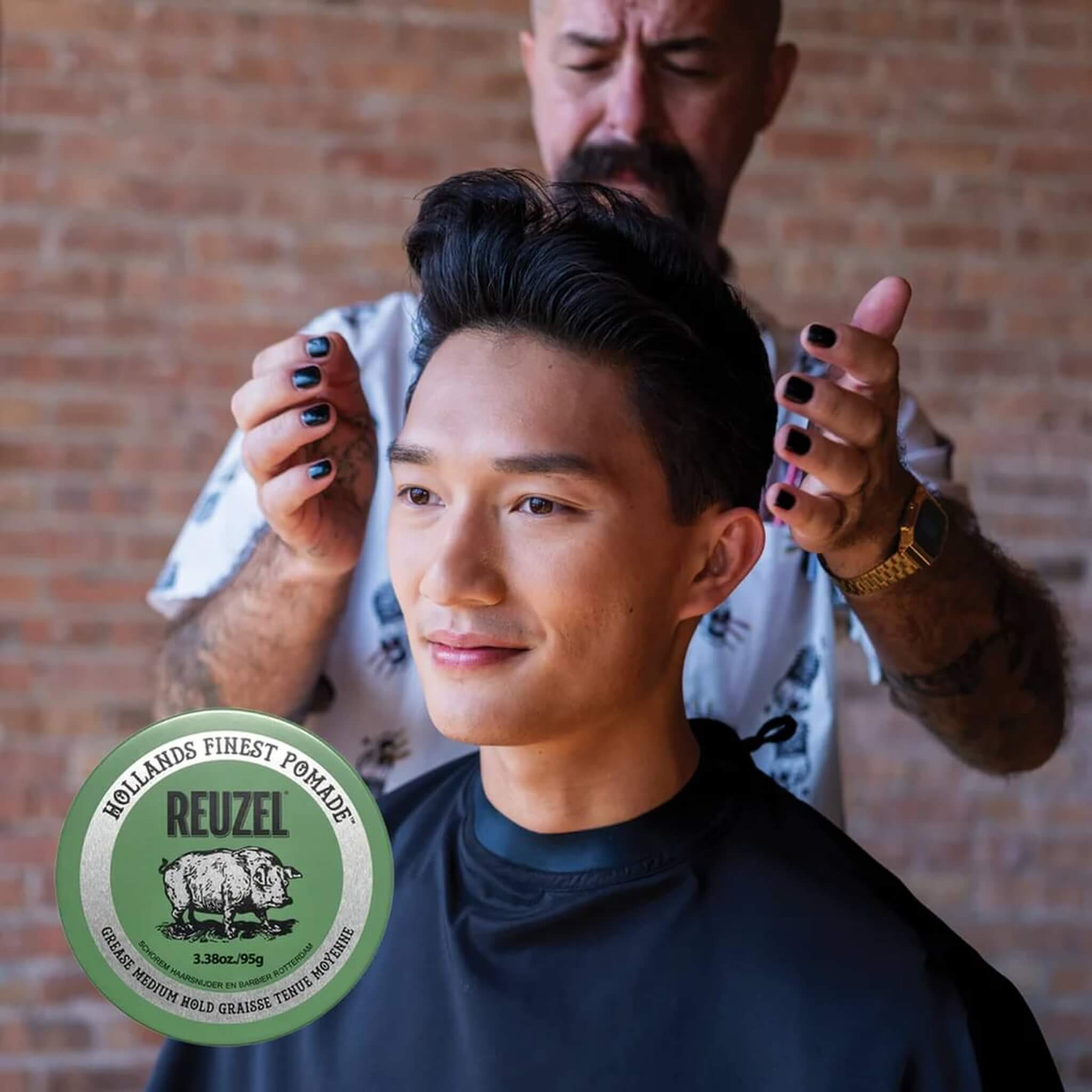 Green Grease Pomade - Medium Hold, 95 g.