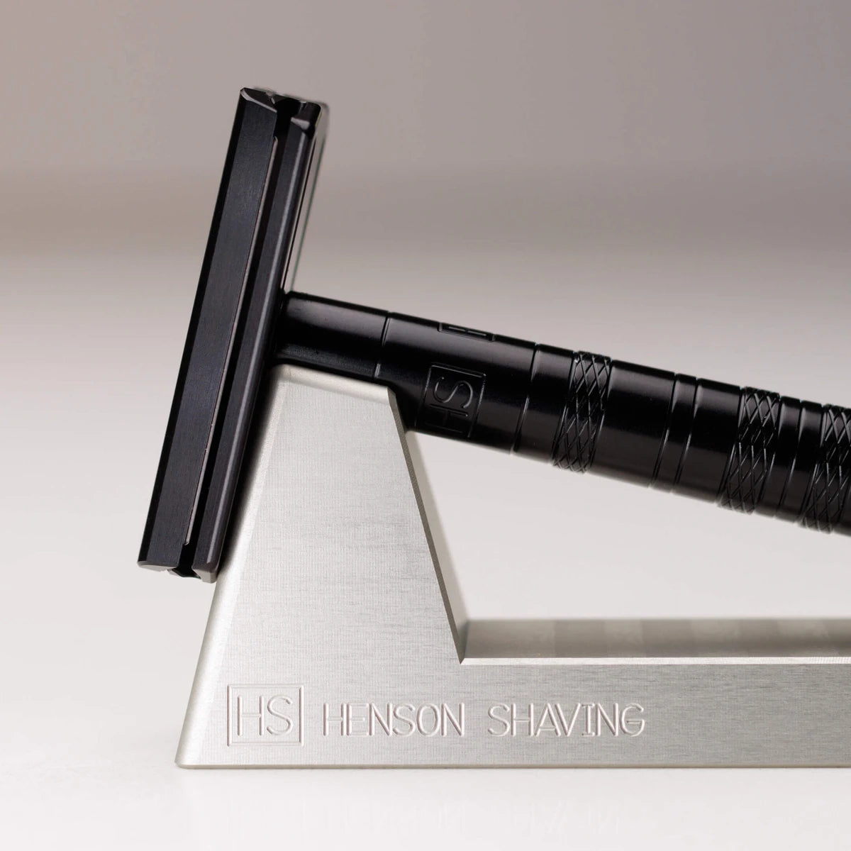 Holder for DE razor, Aluminum