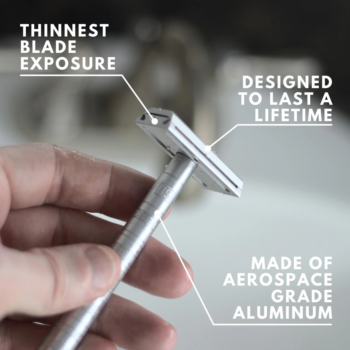 AL13 DE razor, Aircraft Aluminum - MEDIUM