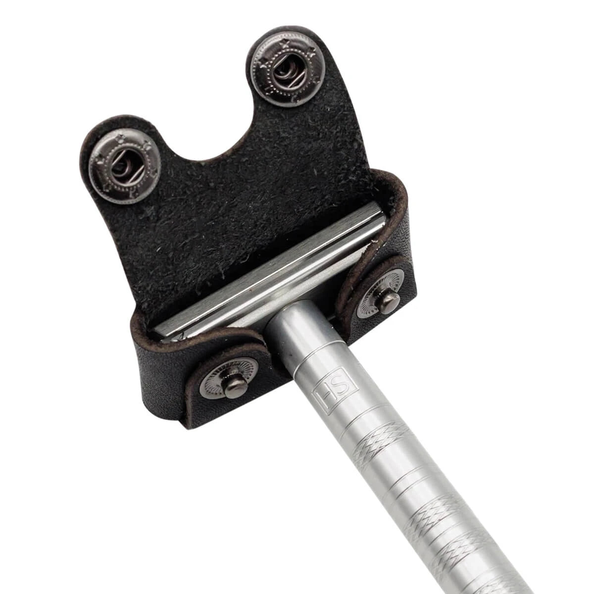 Blade guard, Black leather