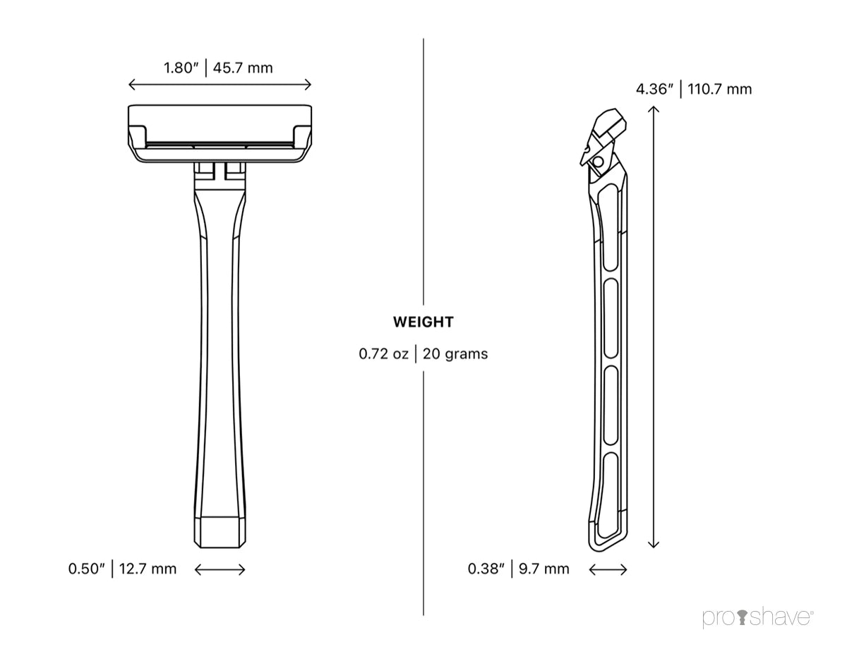 Single Edge, Black Aluminum