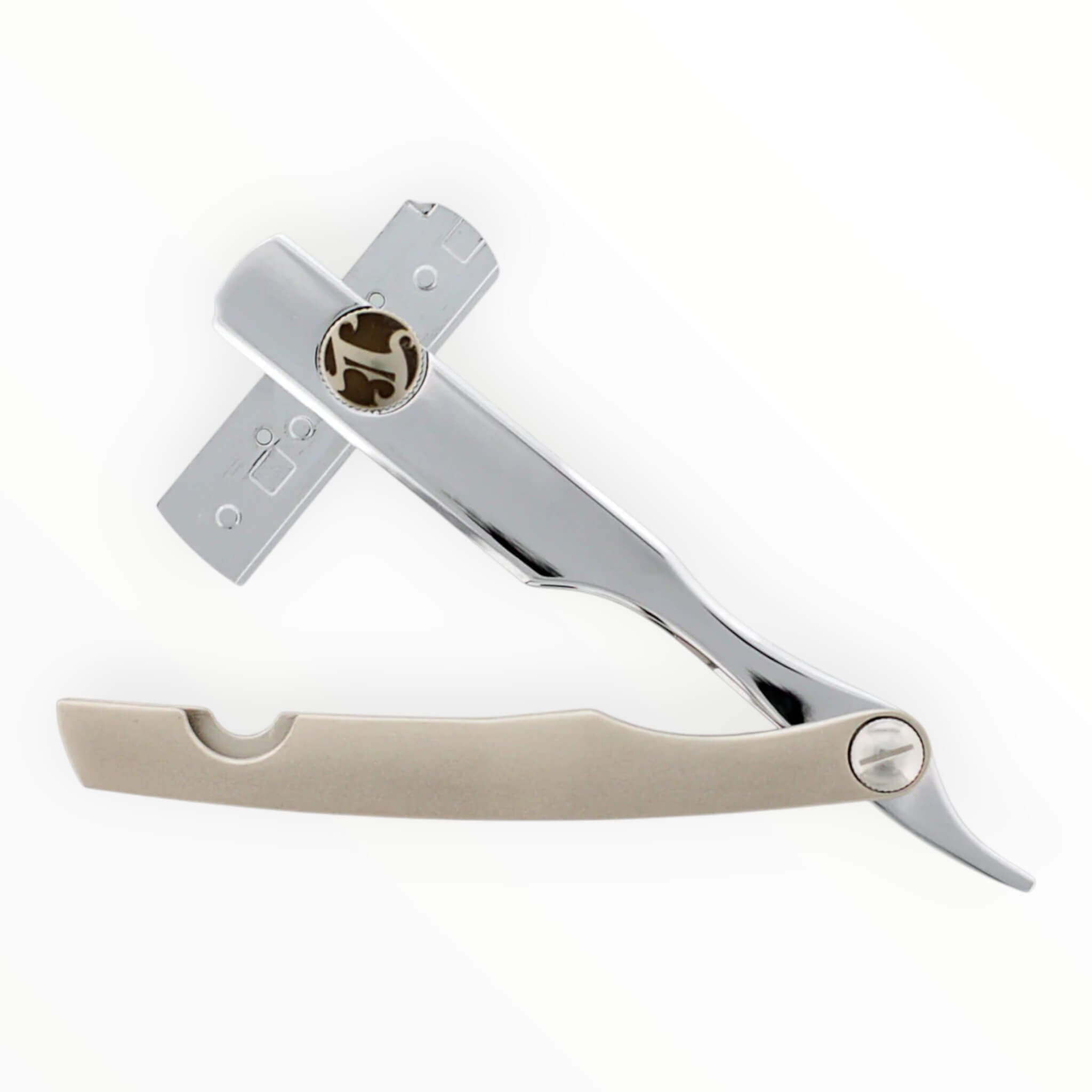 Straight Razor, Nickel & Chrome