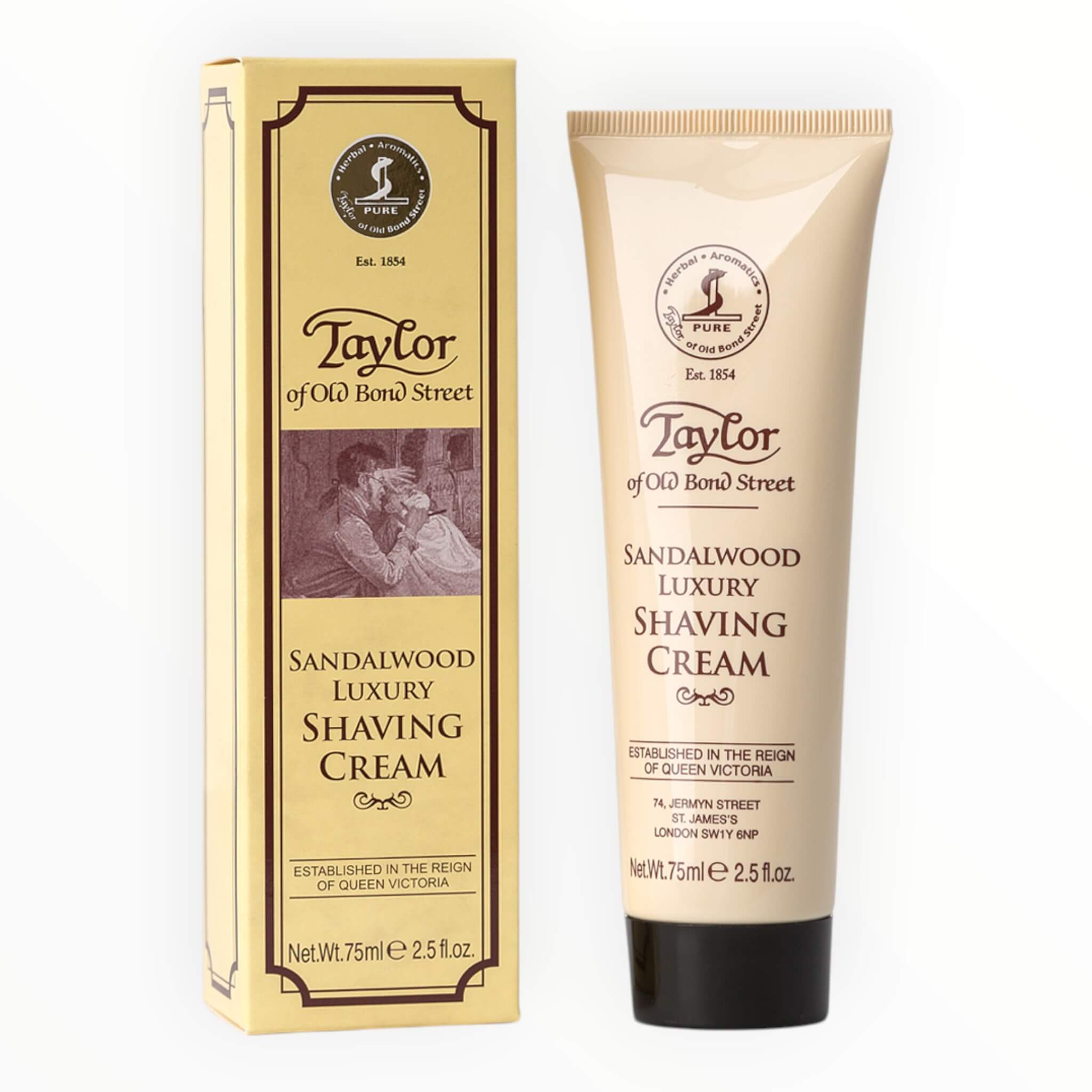Shaving cream, Sandalwood, 75 ml.