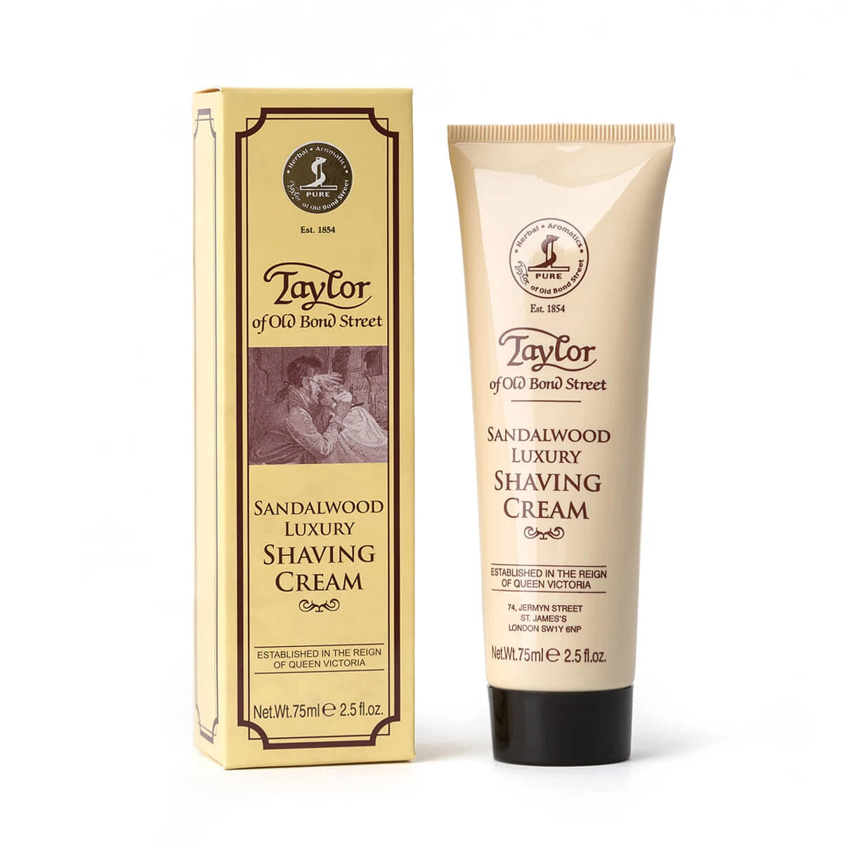 Shaving cream, Sandalwood, 75 ml.