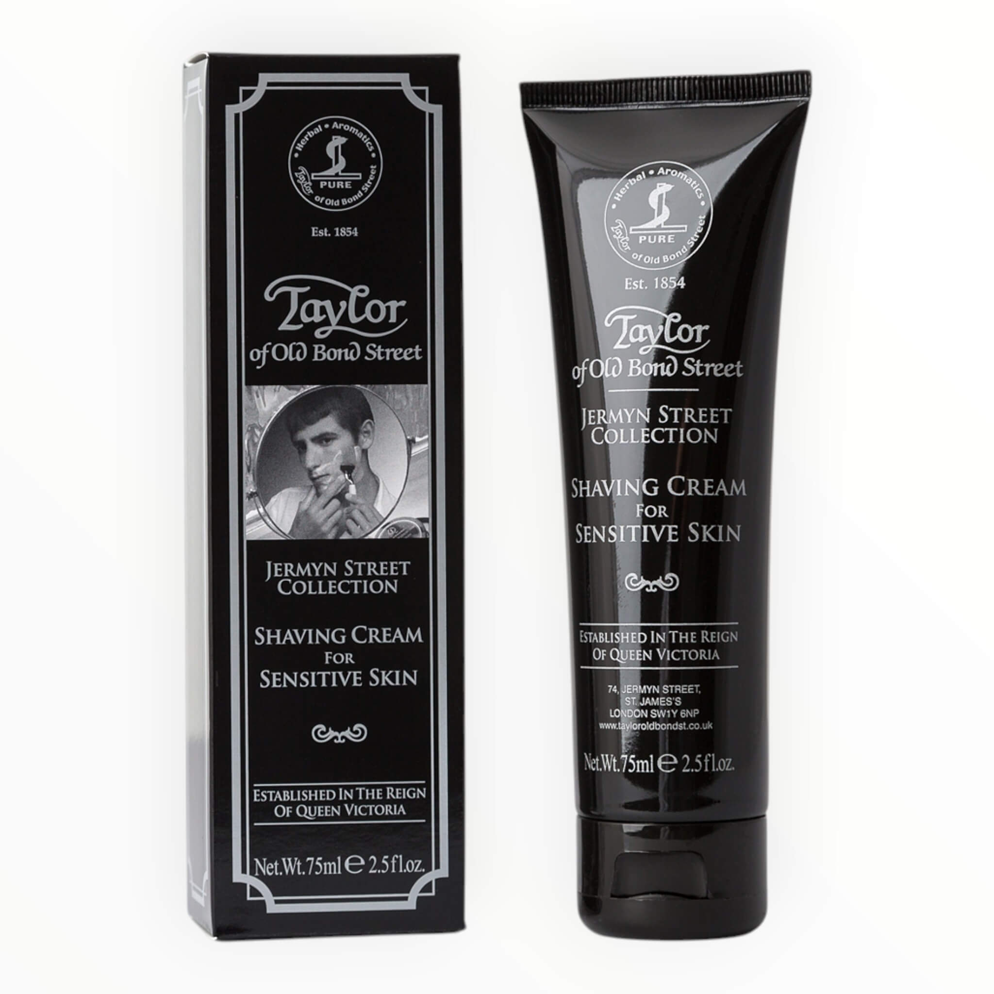 Shaving cream, Jermyn Street, 75 ml.