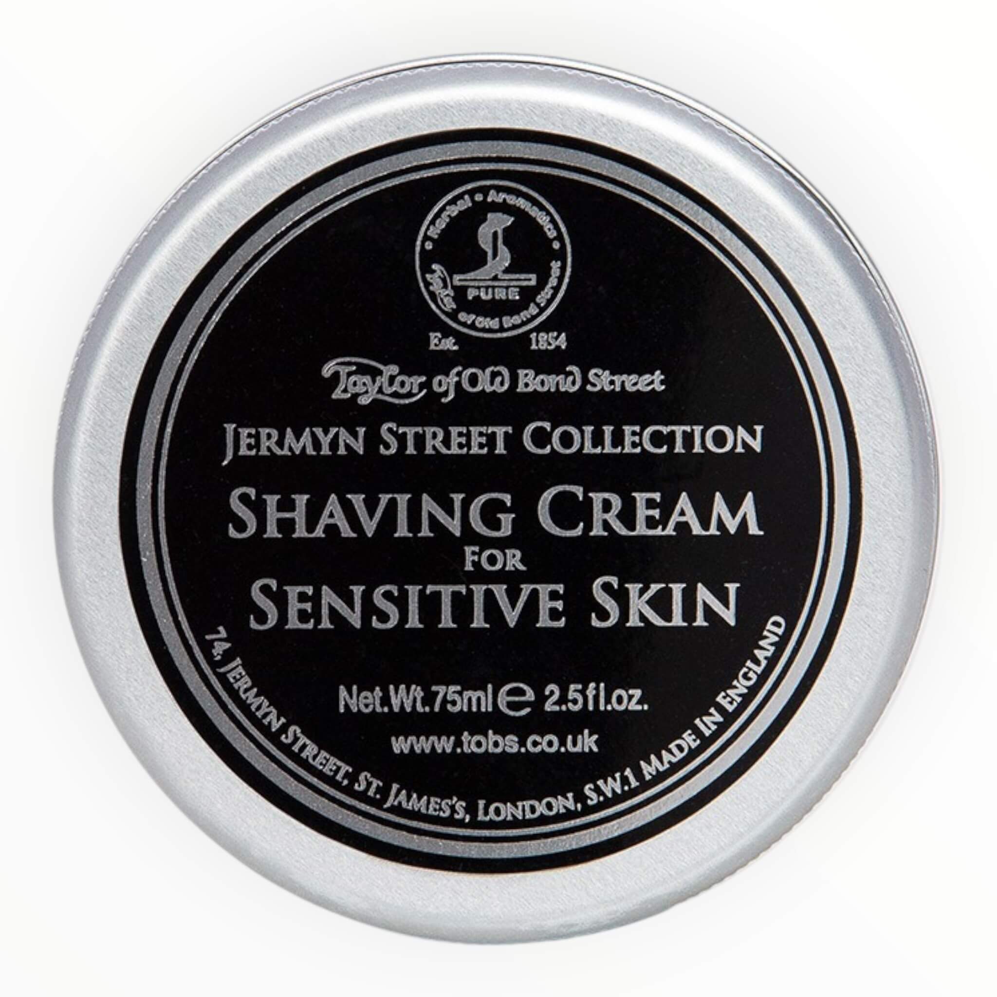 Shaving cream, Jermyn Street, 75 ml.