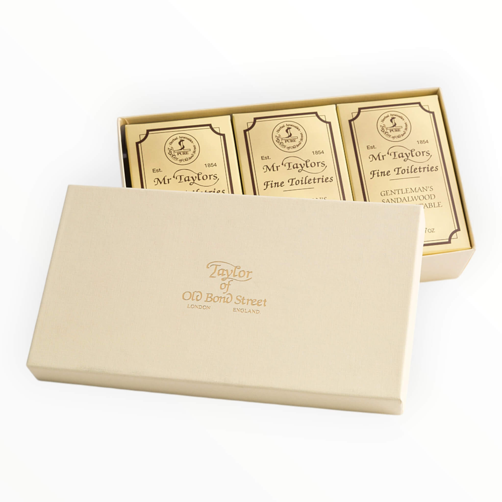Gift set with Bath Soaps, Sandalwood, 3 pcs.