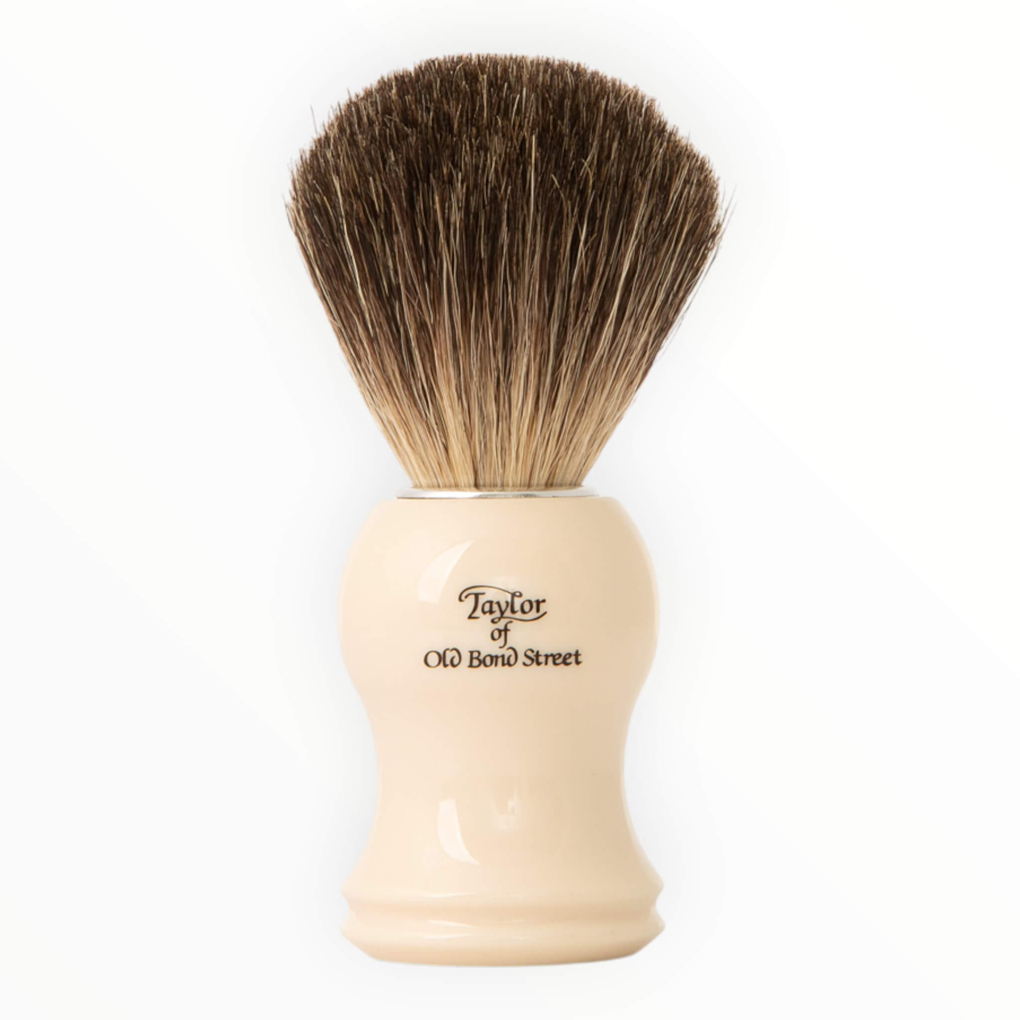 Shaving Brush, Beginner Brush, Ivory