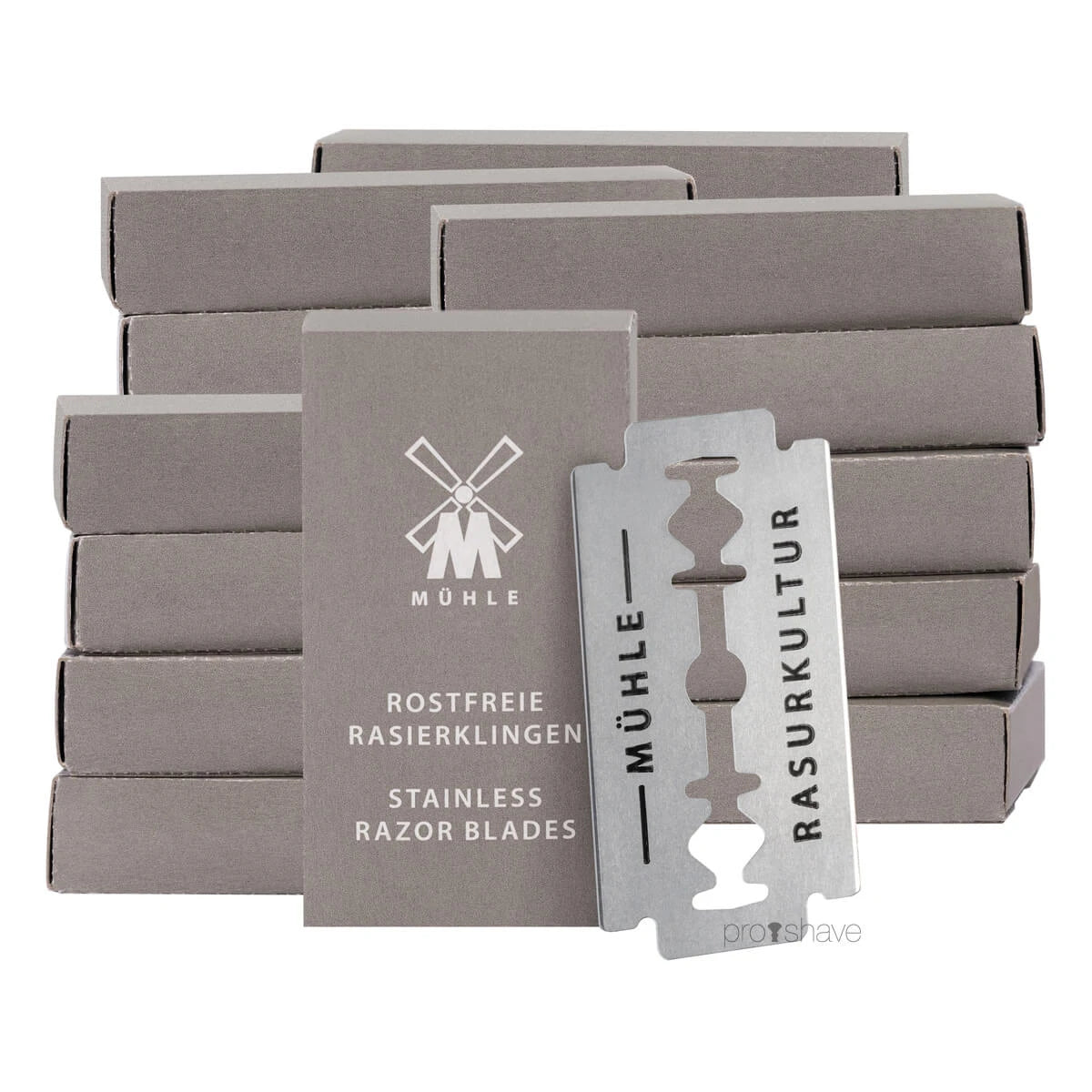 DE-Barber blades, 1 bar, 20x10 pcs (200 pcs)