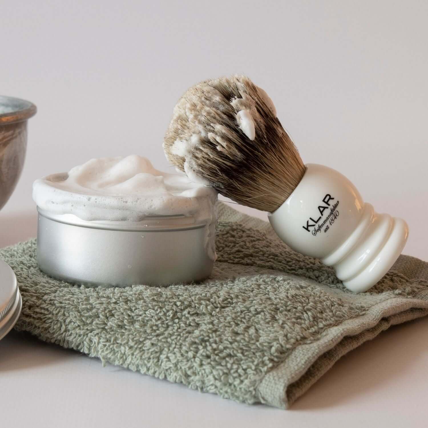 Almond shaving soap, 110 gr.
