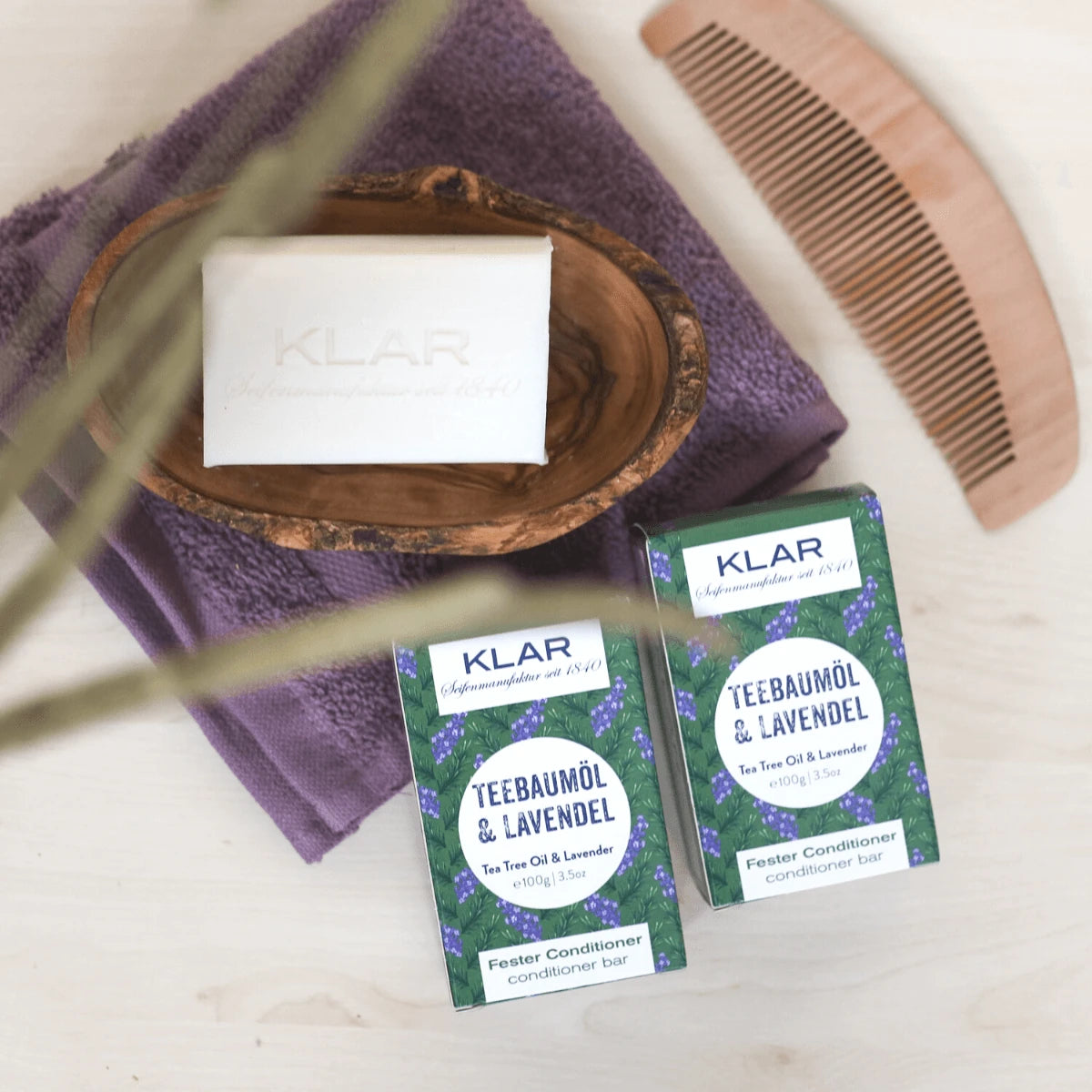 Conditioner Bar, Tea Tree Oil & Lavender, 100 gr.