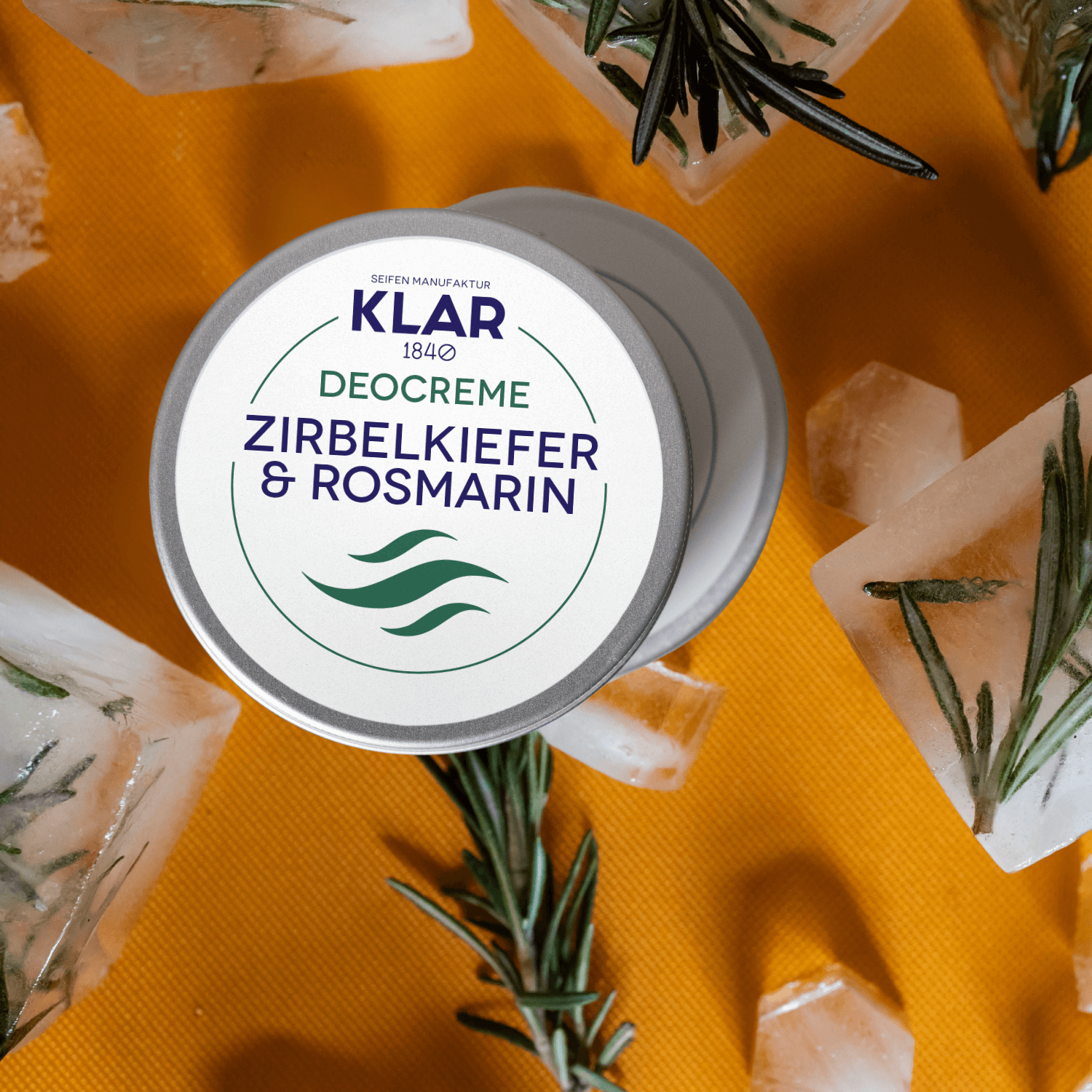 Deodorant Cream, Pine & Rosemary, 65 ml.