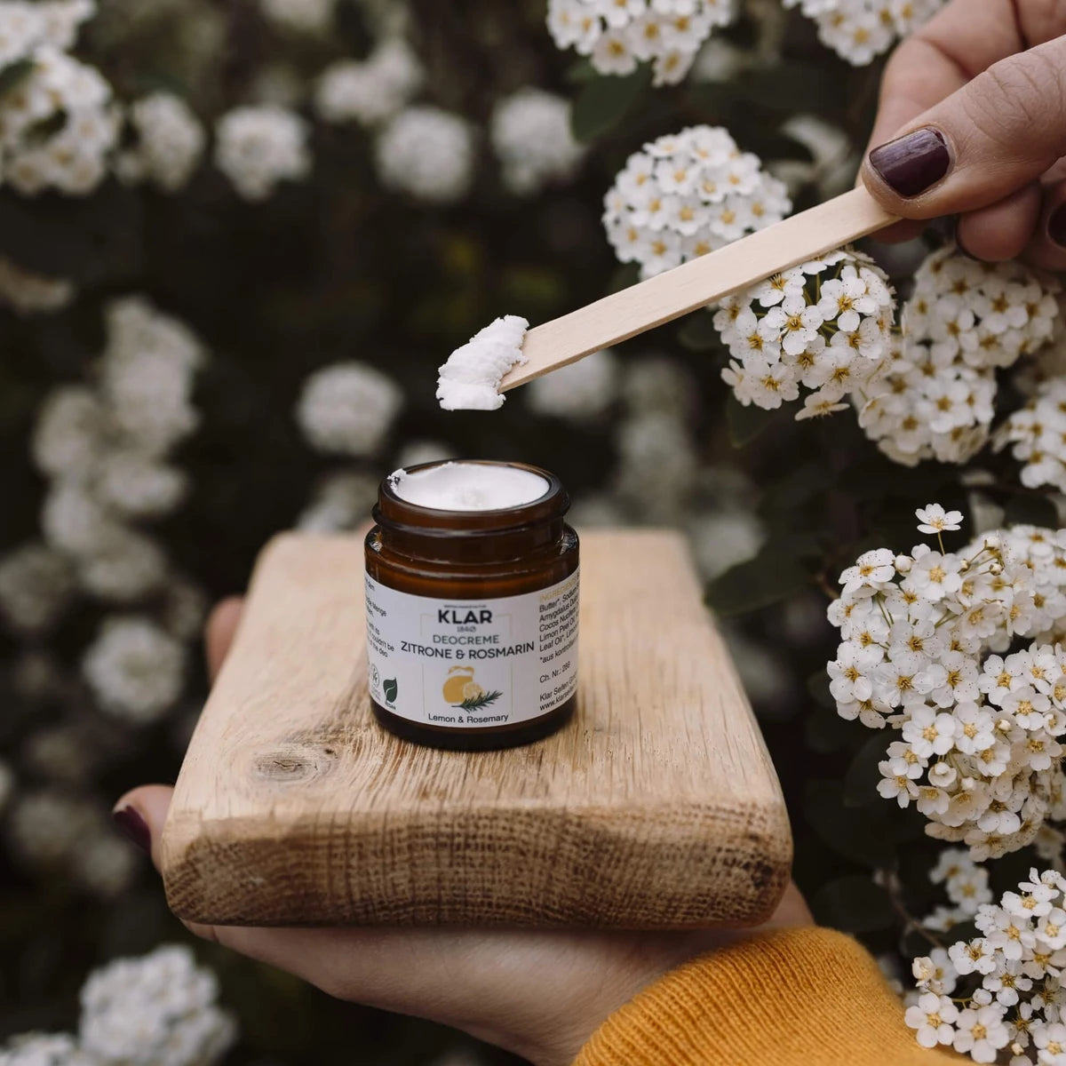 Deodorant Cream, Lemon & Rosemary, 30 ml.