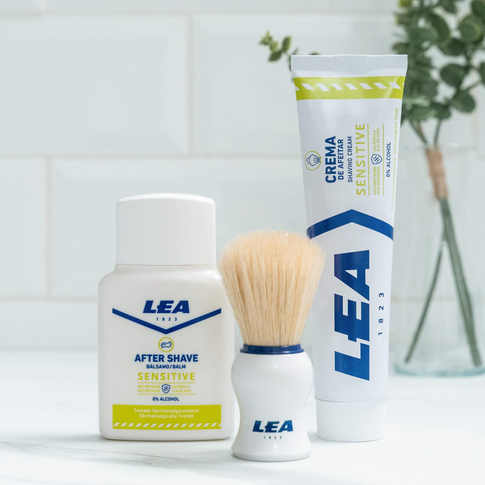 Shaving brush, Natural hair