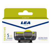 Sensitive 5, Cartridge with 4 razor blades (5 blades)