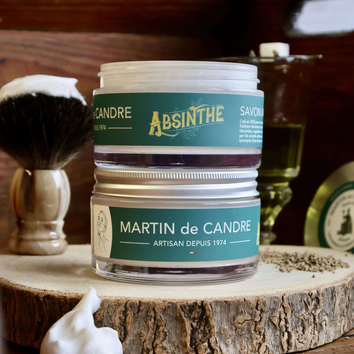 Shaving soap, Absinthe, 200 g.