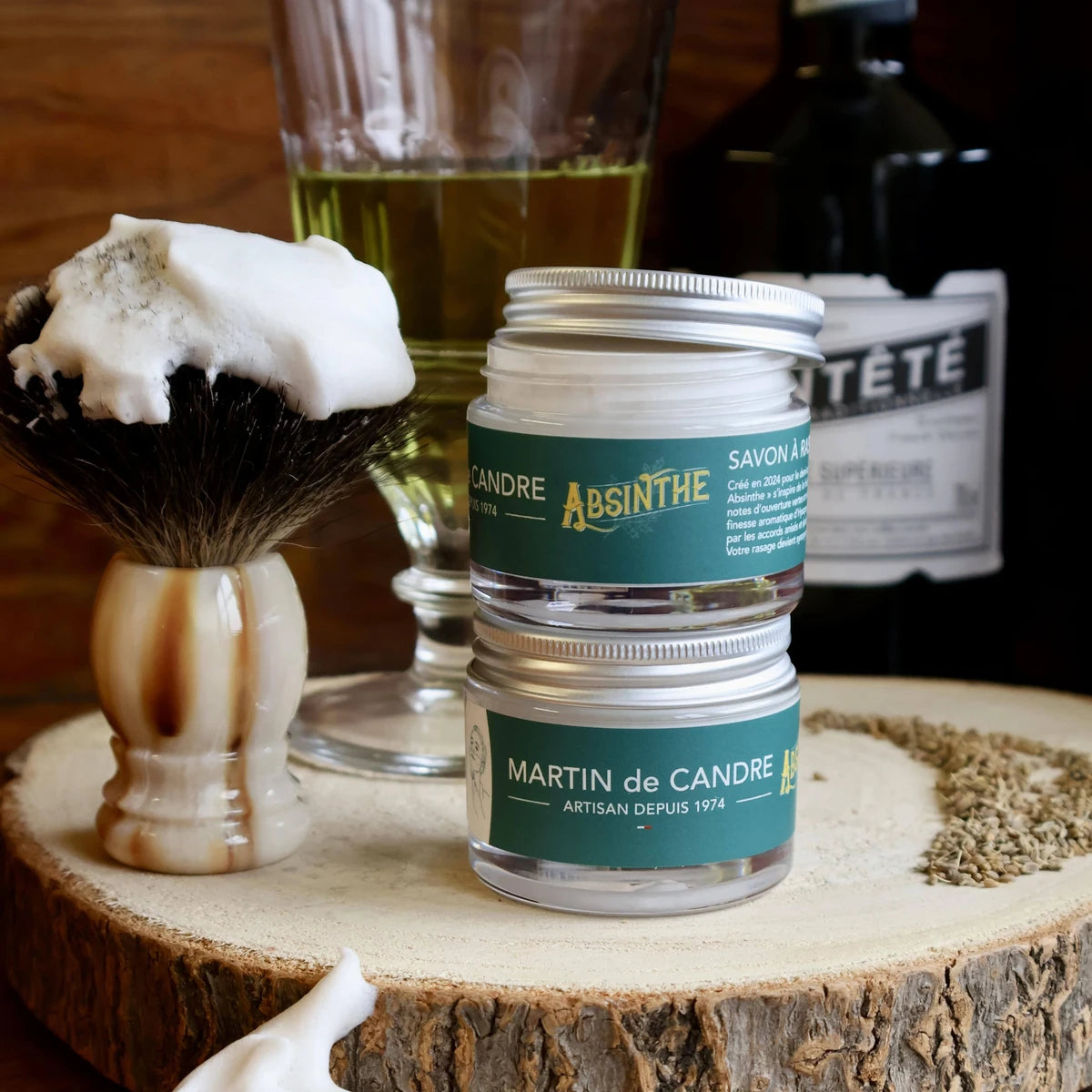 Shaving soap, Absinthe, 50 g.