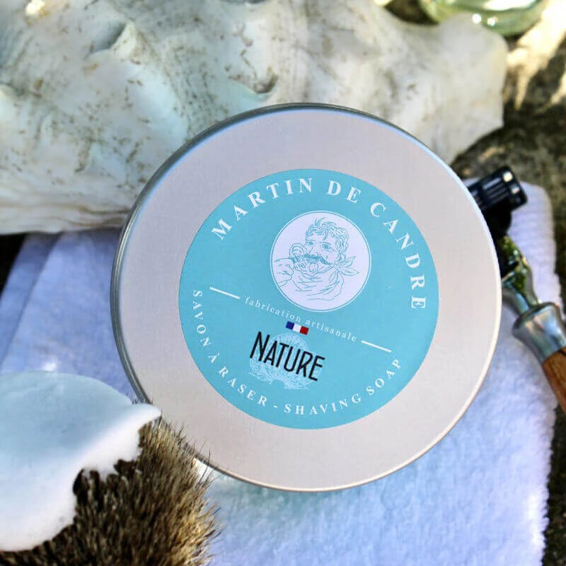 Shaving soap, Nature - Fragrance-free, 200 g.