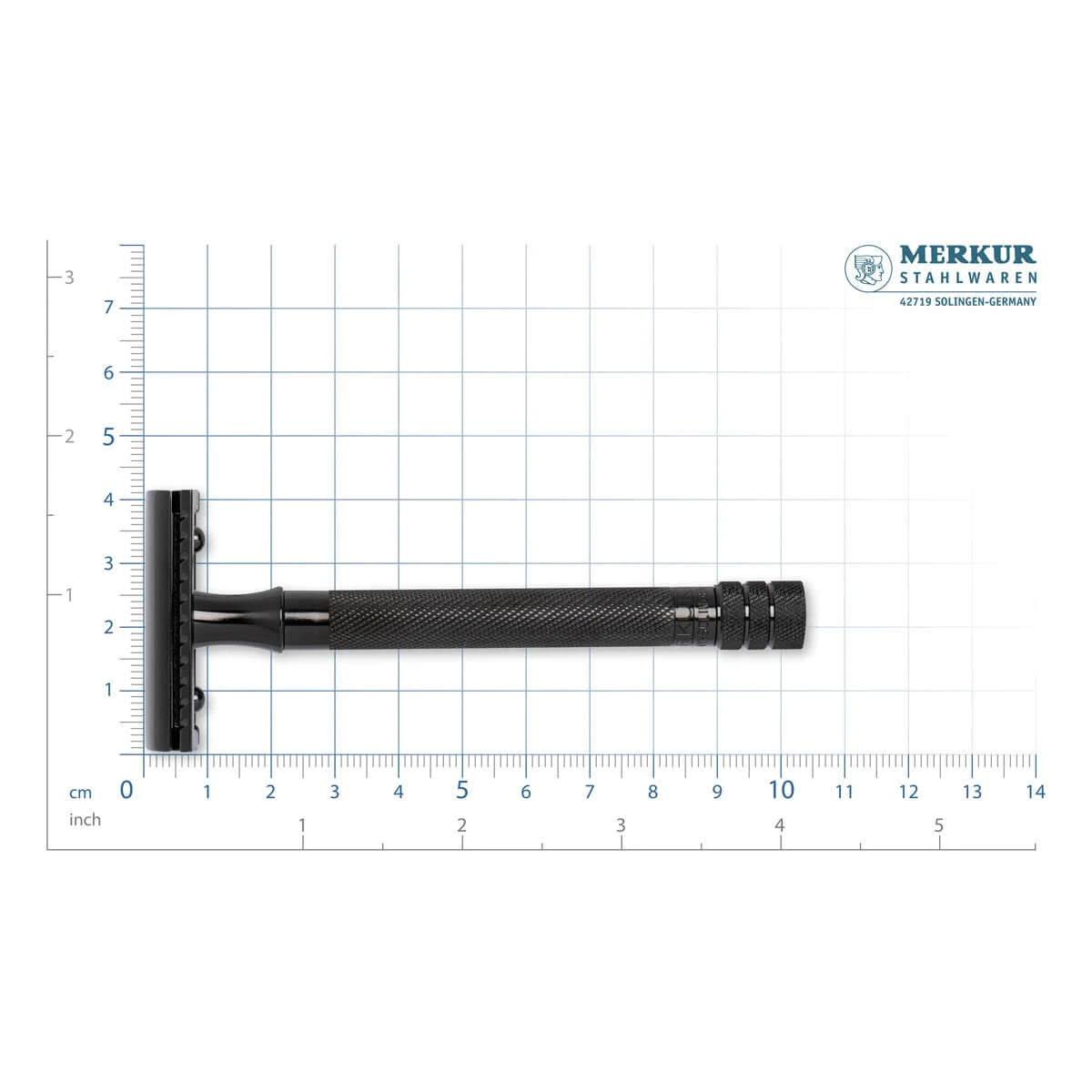 23 DE razor, Long grip, Black