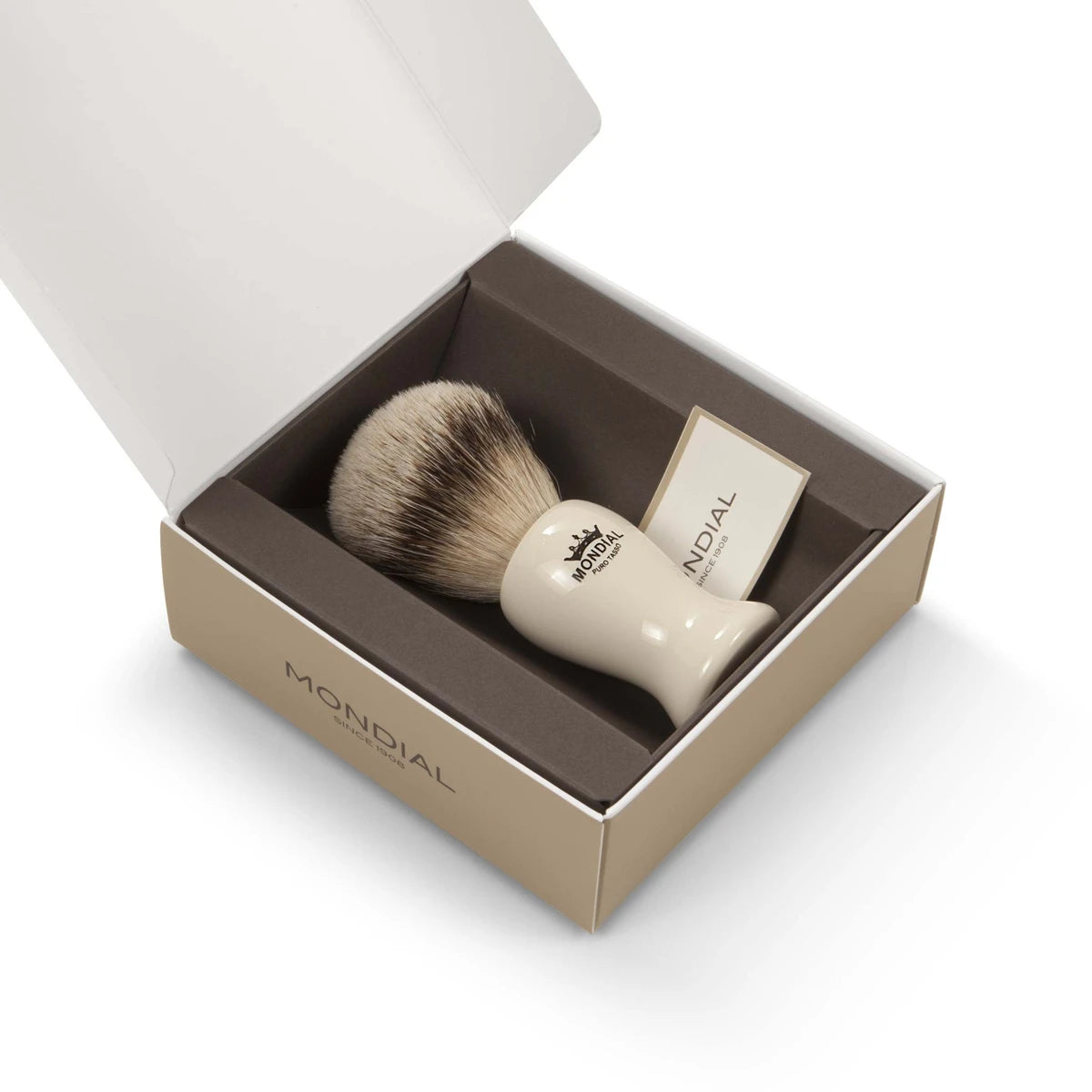 Silvertip Badger Shaving Brush, Kinsley, 22 mm, Black resin