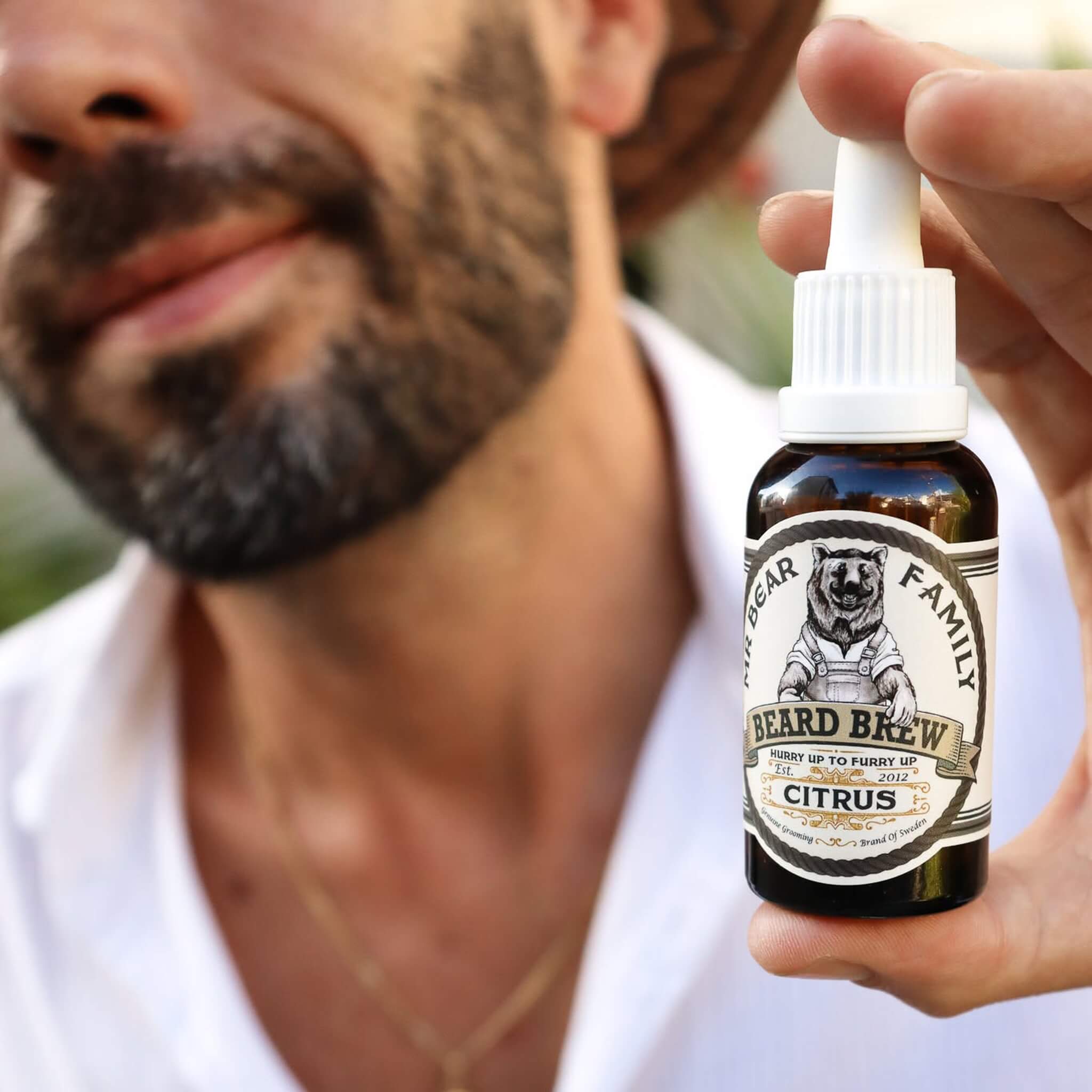 Beard oil, Beard Brew Oil, Citrus, 30 ml.