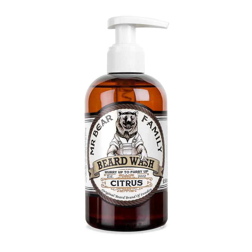 Beard Shampoo, Beard Wash, Citrus, 250 ml.
