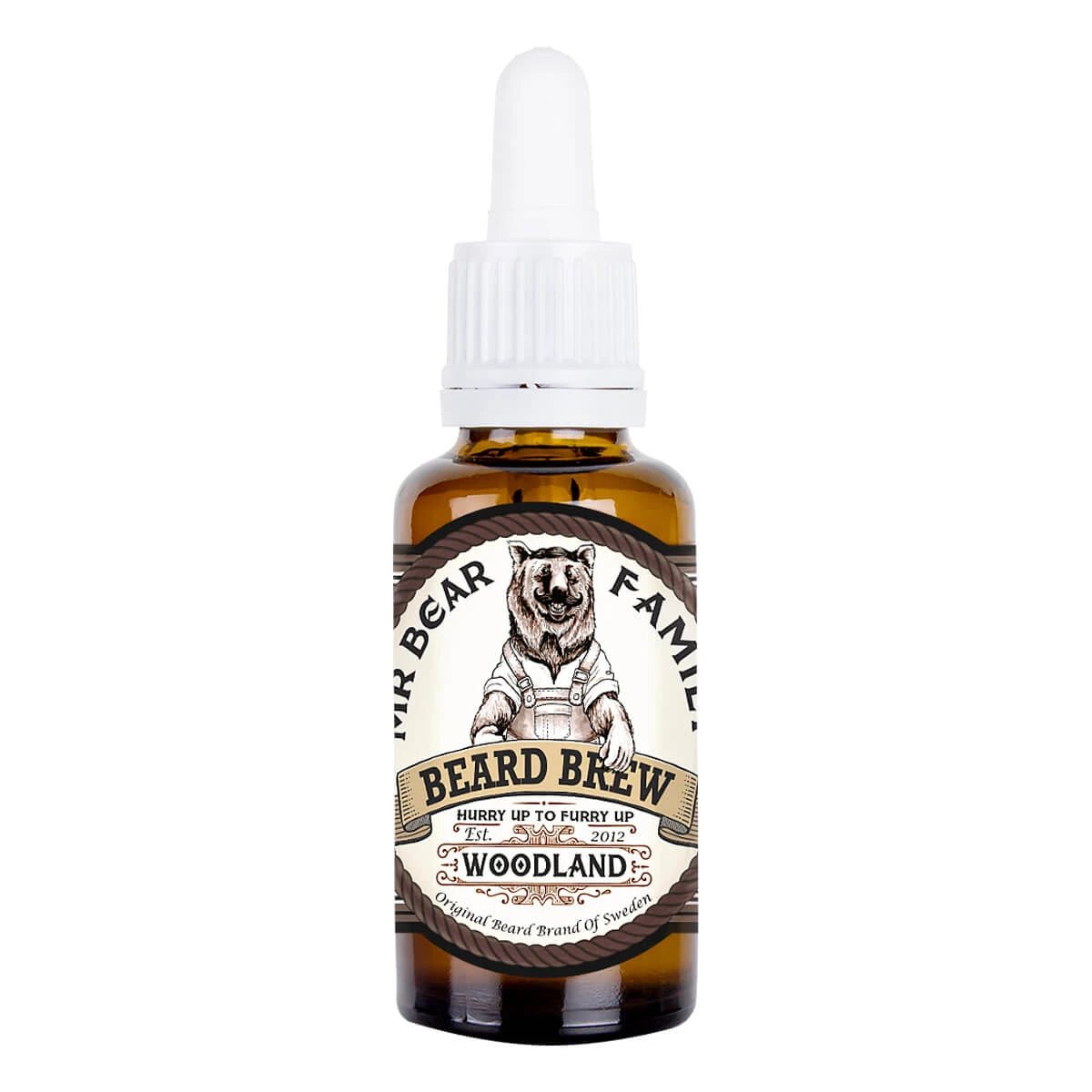 Beard oil, Beard Brew Oil, Woodland, 30 ml.