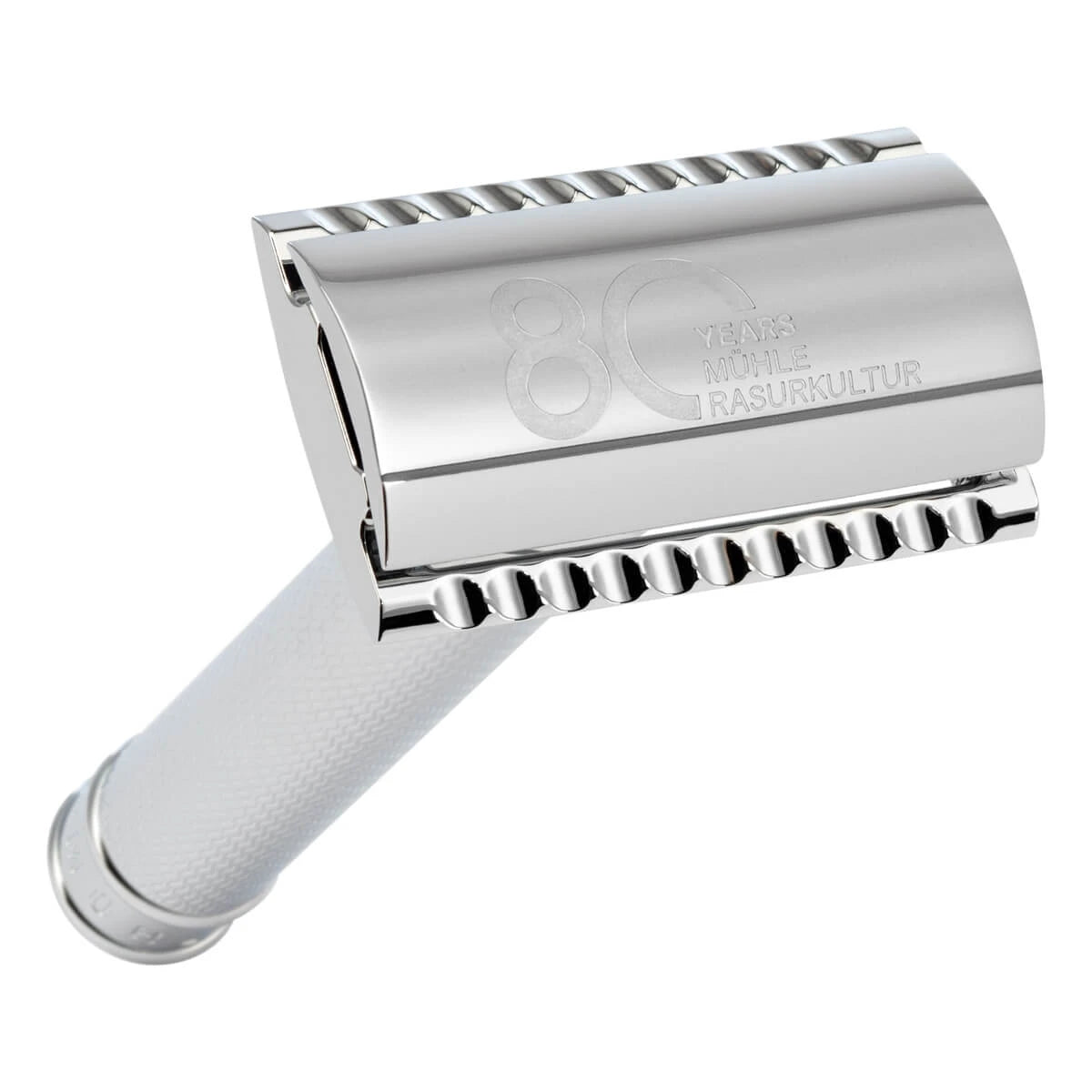 R89 DE razor, 80th Anniversary, Stainless Steel
